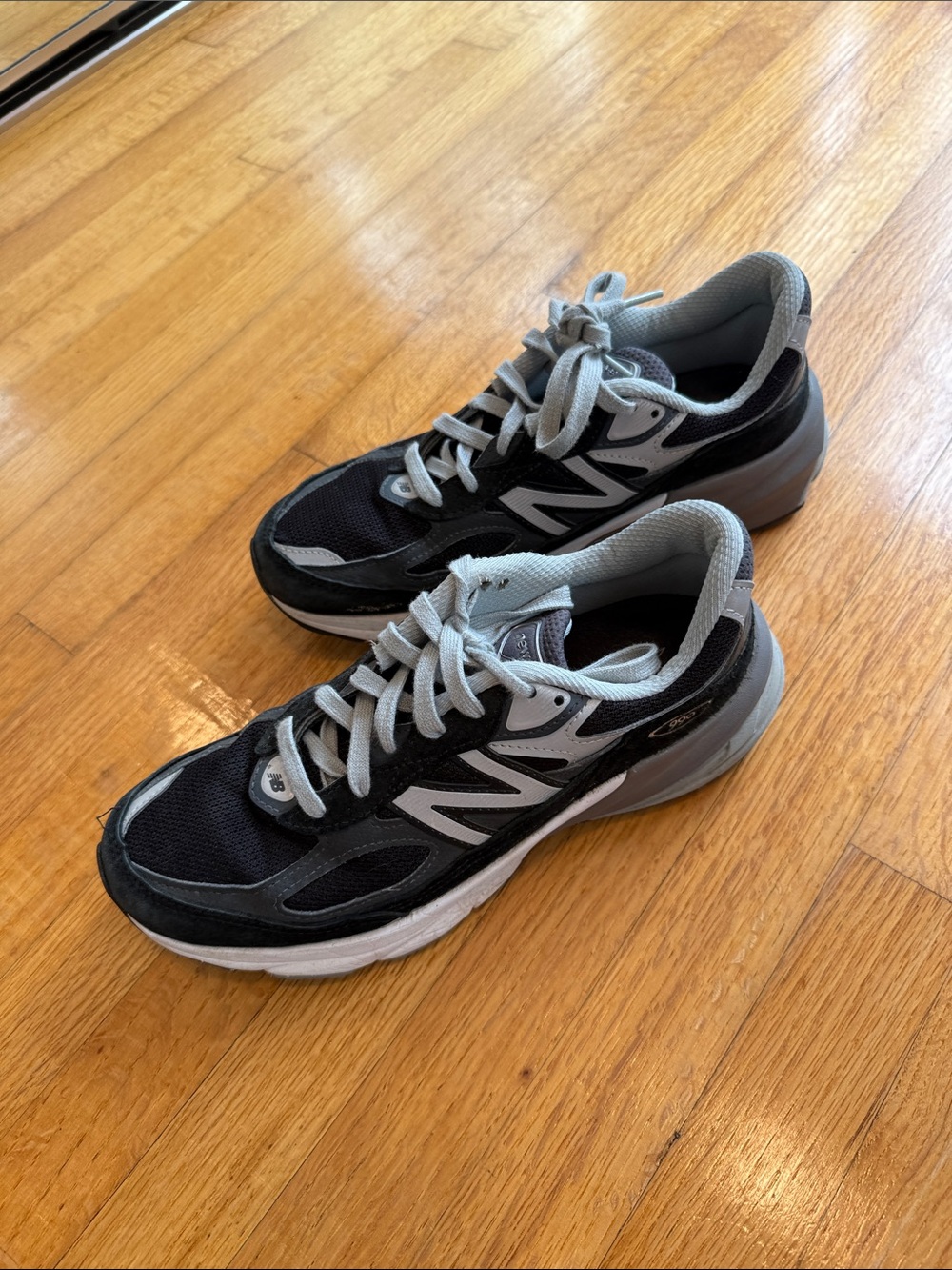 New Balance Black and Gray Athletic Sneakers